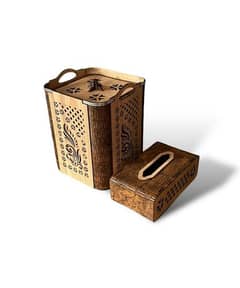 Wooden Tissue Box Holder