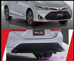 Corolla X bumper front & Back Bodykit ,Spoiler 2020 model 2023