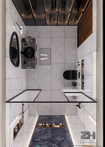 office home restaurant bathroom interior design 11