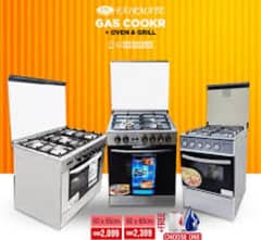 cooking rang/ imported stove LPG / with oven/ cabinet hood 03435377896