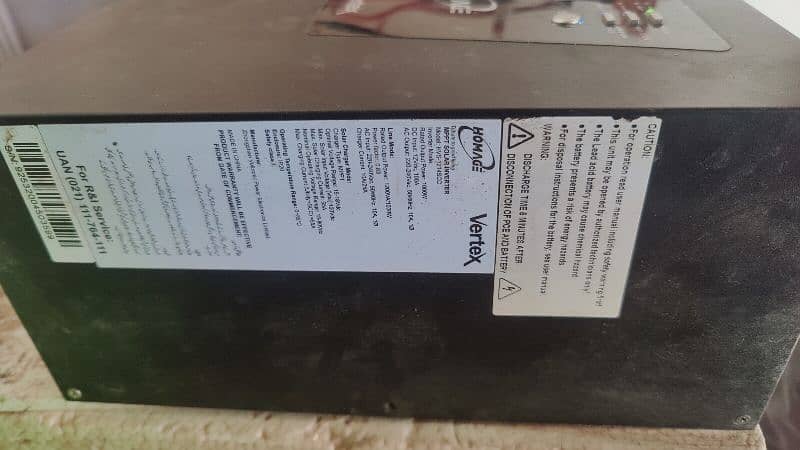 Vertex Series (HVS-1214SCC) UPS Solar Supported Inverter 6