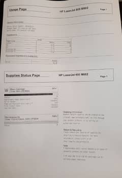 hp laser jet 600 m602