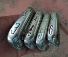 Ben hogan apex 2 (4 irons) & other brand Golf clubs 5, 7, 9 and 1 wood