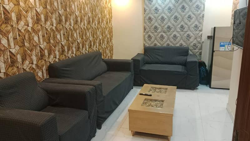 One Bed Furnished Apartment Available For Rent In Sector C Bahria Town Lahore 6