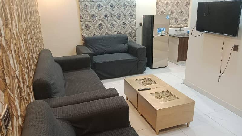 One Bed Furnished Apartment Available For Rent In Sector C Bahria Town Lahore 8