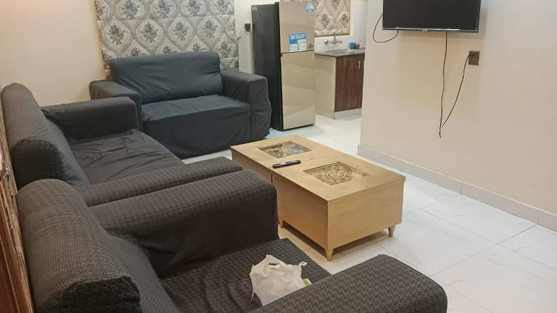 One Bed Furnished Apartment Available For Rent In Sector C Bahria Town Lahore 13