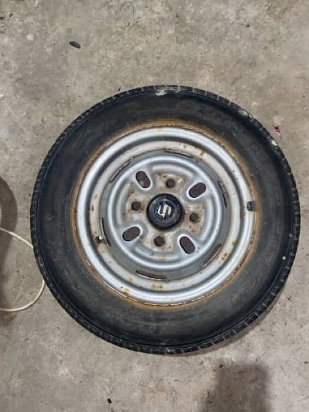 SUZUKI MEHRAN  RIMS AND USED TYRES 10