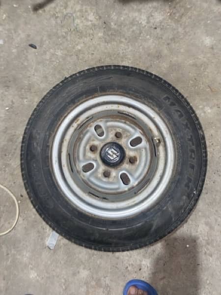 SUZUKI MEHRAN  RIMS AND USED TYRES 14