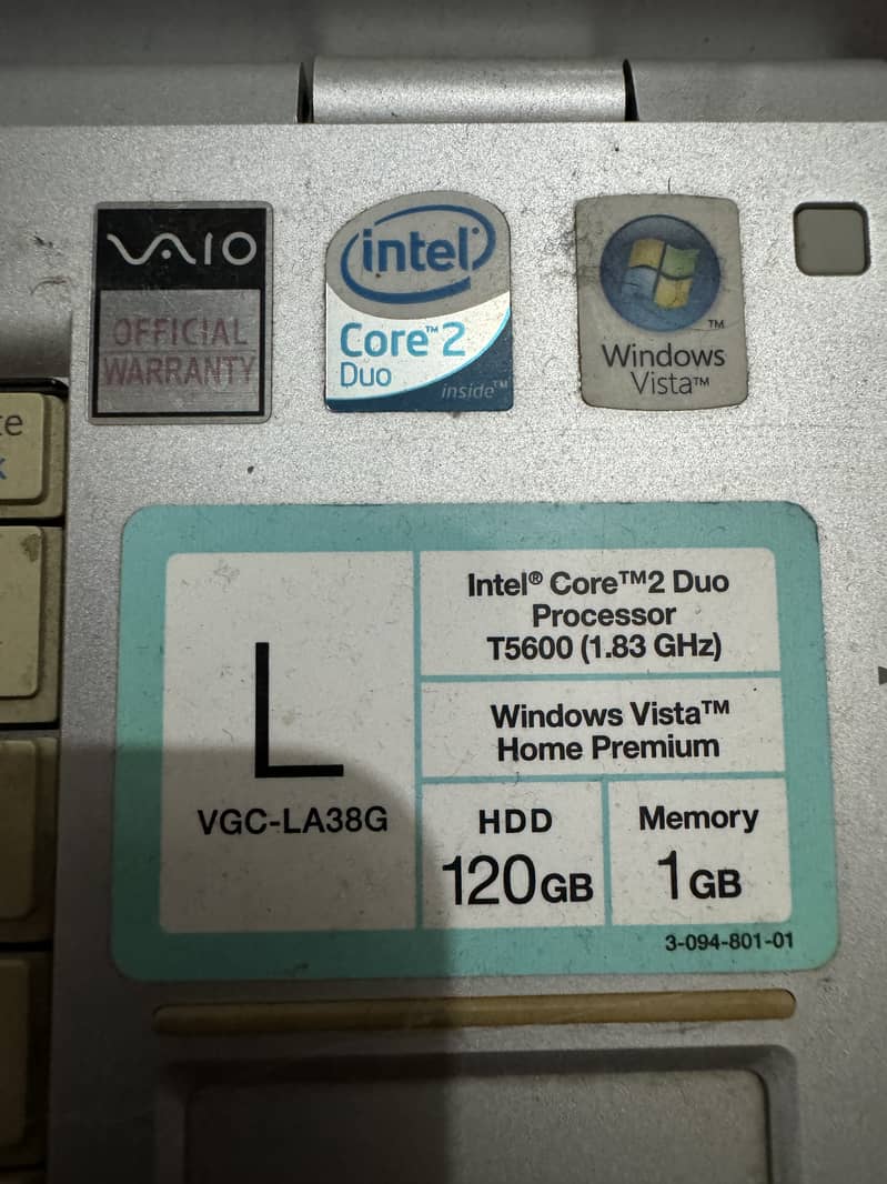 Sony Viao. Intel core 2 Duo 4