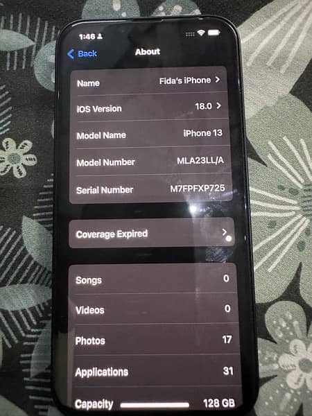 IPHONE 13 NON PTA 128GB [Factory unlock] 8