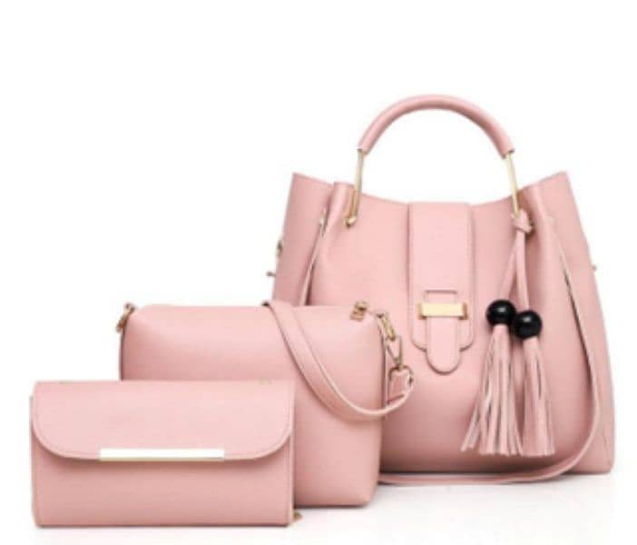 Leather. . . Handbag, Crossbodybeg
 Plain
• 4