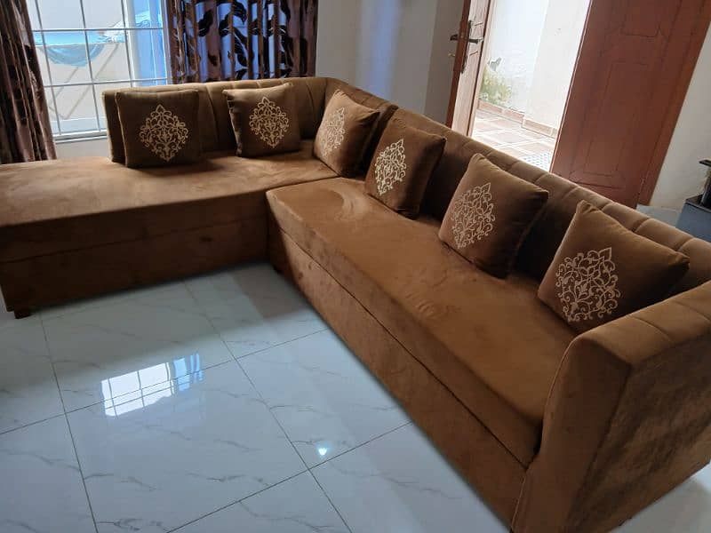 L shape sofa 1