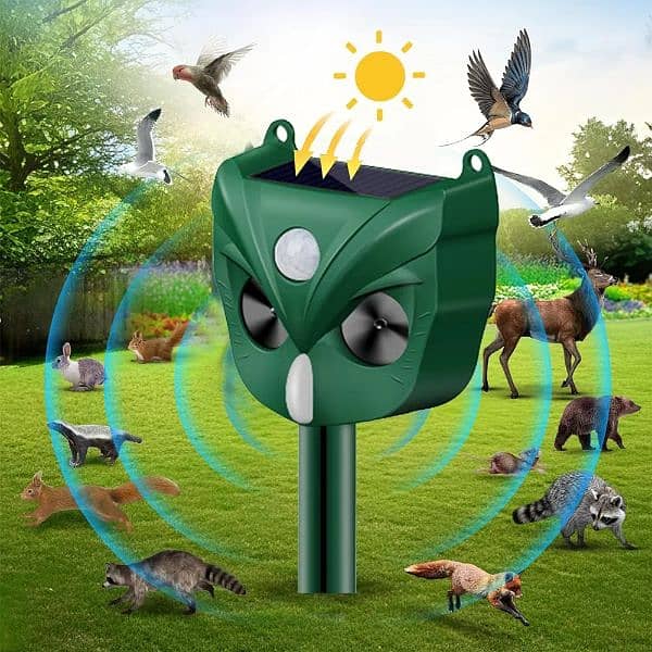 Amazon Branded Solar birds Ultrasonic Animal Repeller Pest control 0