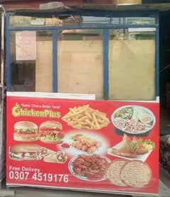 shawarma burger counter