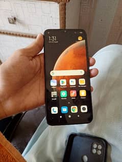 Redmi 9c with only  box no charger handfree urgent for sale