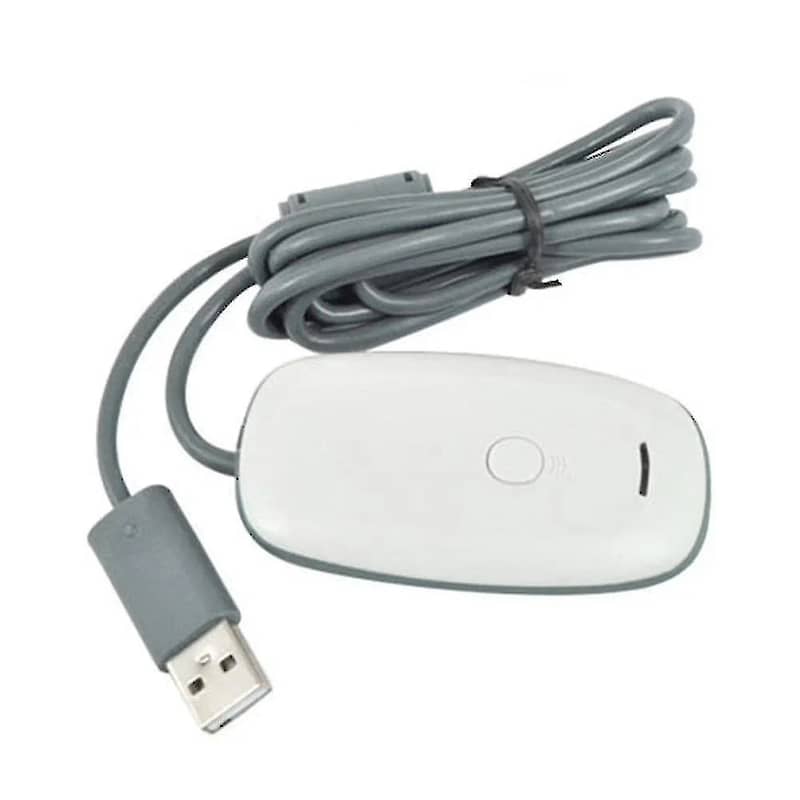 Xbox 360 Special Edition White Wireless Controller With Dongle 2