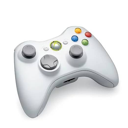 Xbox 360 Special Edition White Wireless Controller With Dongle 1