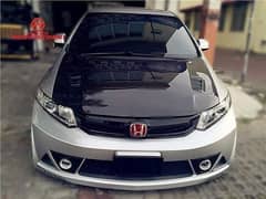 Honda Civic Rebirth Bumpers  Head Lights,Red Back Lamps,