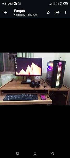 Gamming Pc With webcam for sale Full gamming setup. . . 0