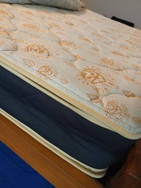 Solid Wooden King size bed 2