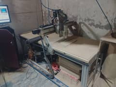 CNC Wood Router Machine 2D + 3D