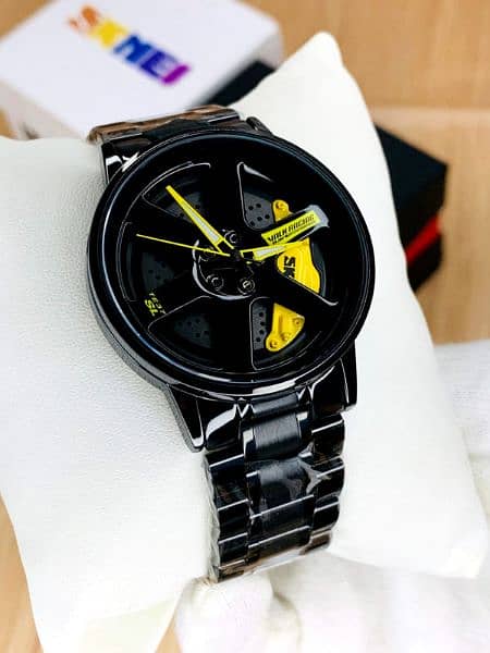 "360° Rotating Spinning Wheel Watch: The Perfect Blend of Style and Mo 2