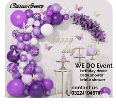 Birthdays Decor ,Weddings,  Bridal showers &  Corporate Event Planner 0