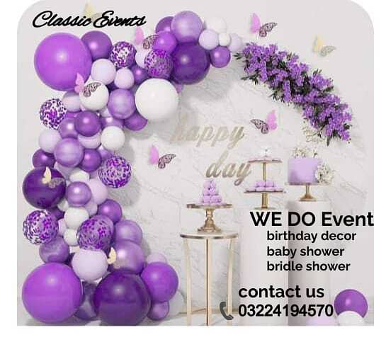 Birthdays Decor ,Weddings,  Bridal showers &  Corporate Event Planner 0