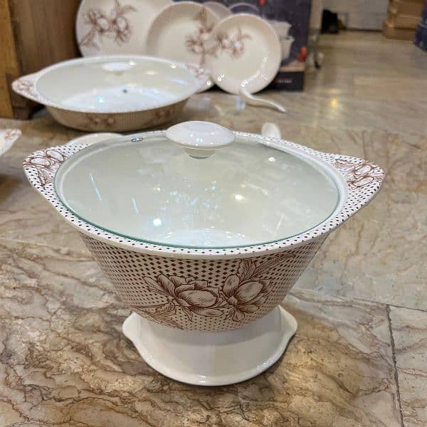 72pes dinner set double glaze 15