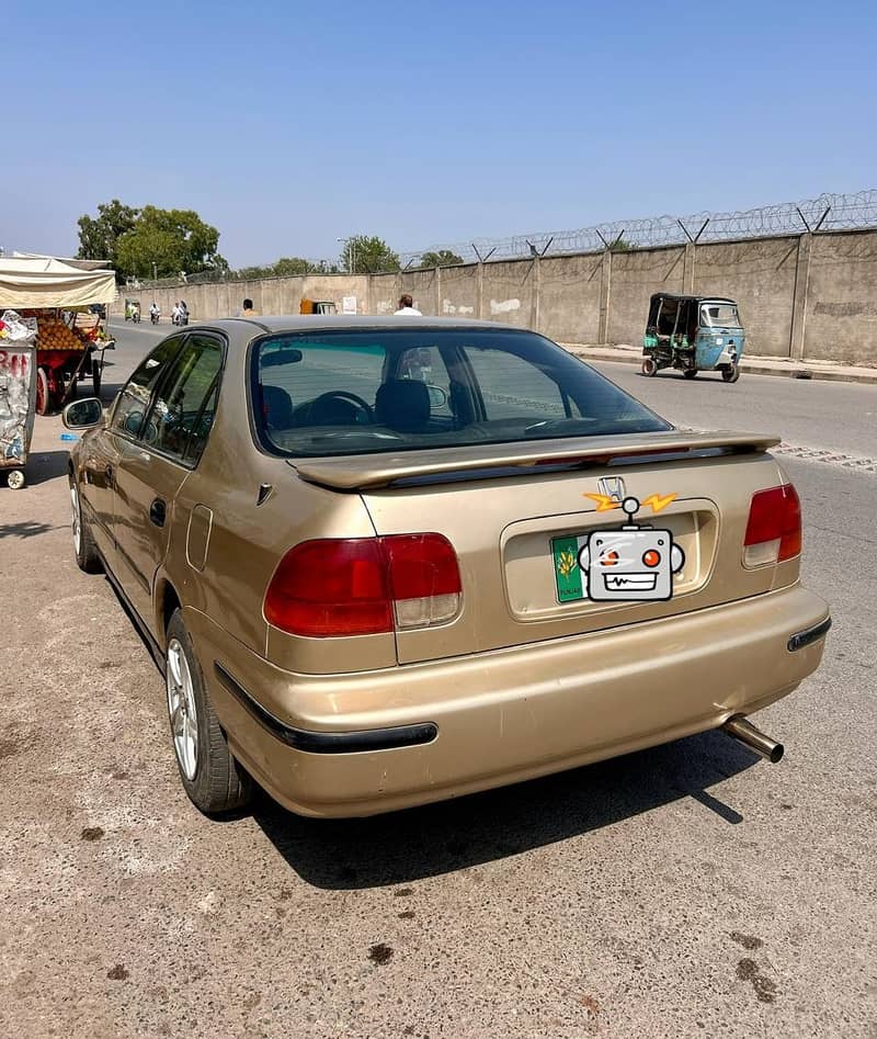 Honda Civic 1997 Manual Transmission (Family maintained car) AC, Alloy 2