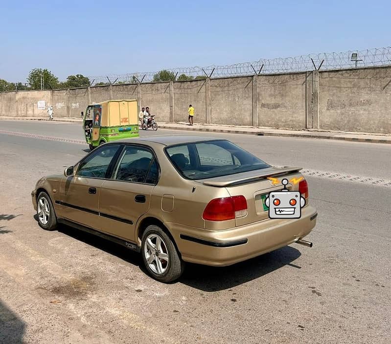 Honda Civic 1997 Manual Transmission (Family maintained car) AC, Alloy 8