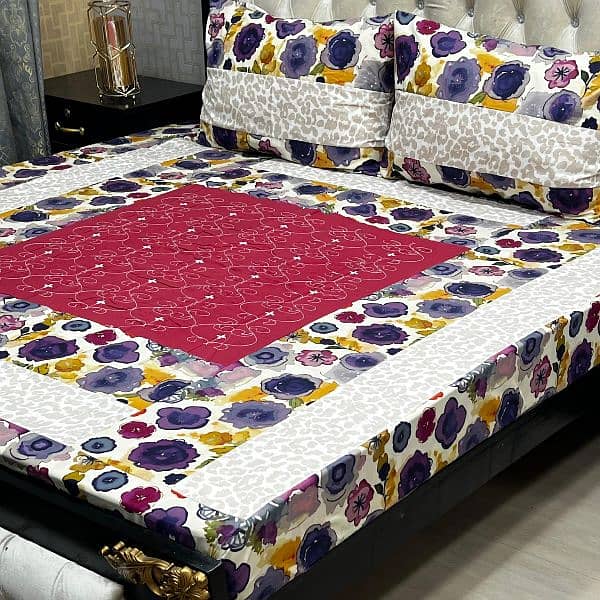 embrioded bed sheets king size fitting wholesale 5