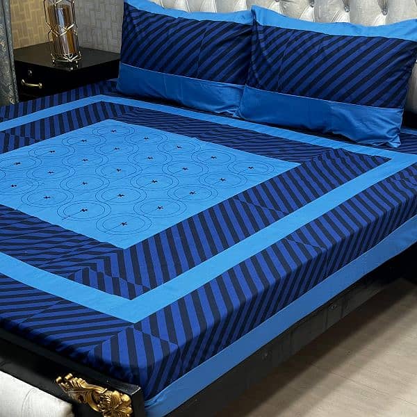 embrioded bed sheets king size fitting wholesale 7