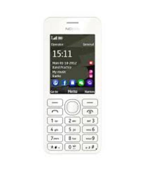 NOKIA 206 ORIGINAL 100% NON PTA NEW BOX PACK PRICE 7000 1