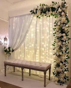 Affordable wedding decor services/room decor /nikha stage/car decor