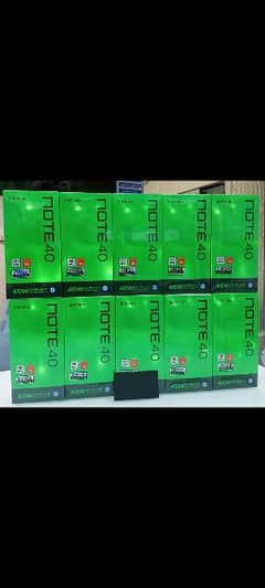 Infinix Note 40 Box Pack/ Note 40 Pro/ Hot 40 40i 30i Smart 8 Pro 7 HD