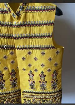 Mehndi waist coat