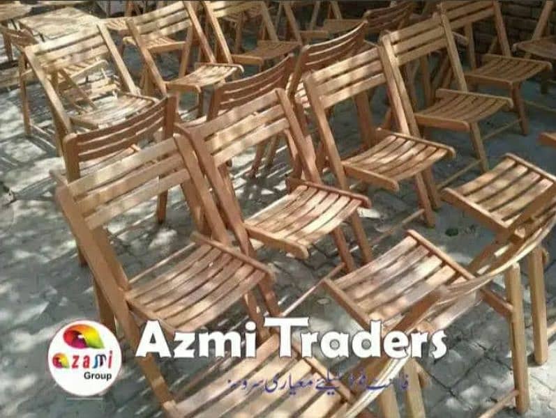 Wooden folding chairs and tables for sale urgent 7