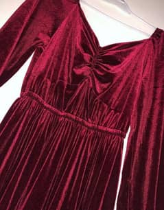 velvet frock 0