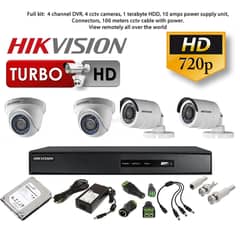 4 CCTV Cameras Package