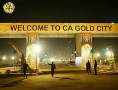 ONLY **40000/-** Per Month 10 Marla Plot File Available For Sale In CA Gold City Sialkot On 5 Year Installments