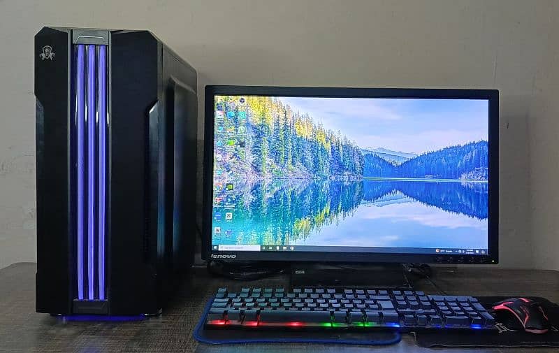 Gaming Setup for Sale - Lenovo 24" Monitor, Intel Core i5 3rd Generatn 2