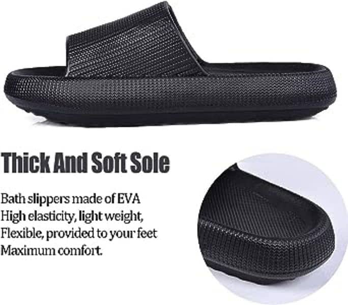 Pillow Slippers Slides For Men, Non-slip Foam Soft Comfortable Eva 3