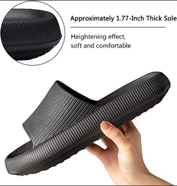 Pillow Slippers Slides For Men, Non-slip Foam Soft Comfortable Eva 5