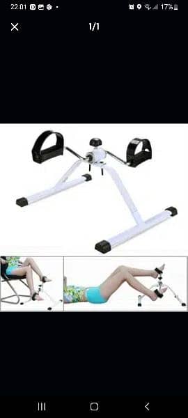 mini exercise cycle bike Pedal Cycling home leg paddler cardio gym 1