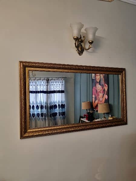 Wall mirror and frames 1