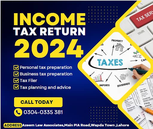 INCOME TAX RETURN FILLING - 2024,Avoid Late Filer List ,NTN,Tax Filer 1