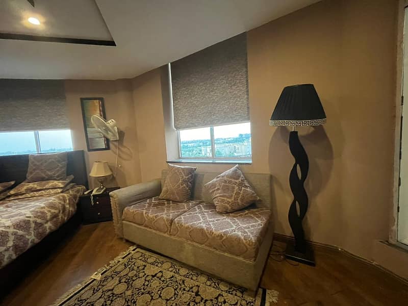 Daily Basis!!! One Bed Fully Furnished Dome Apartment Available For Rent In Gulberg Greens Islamabad. 4