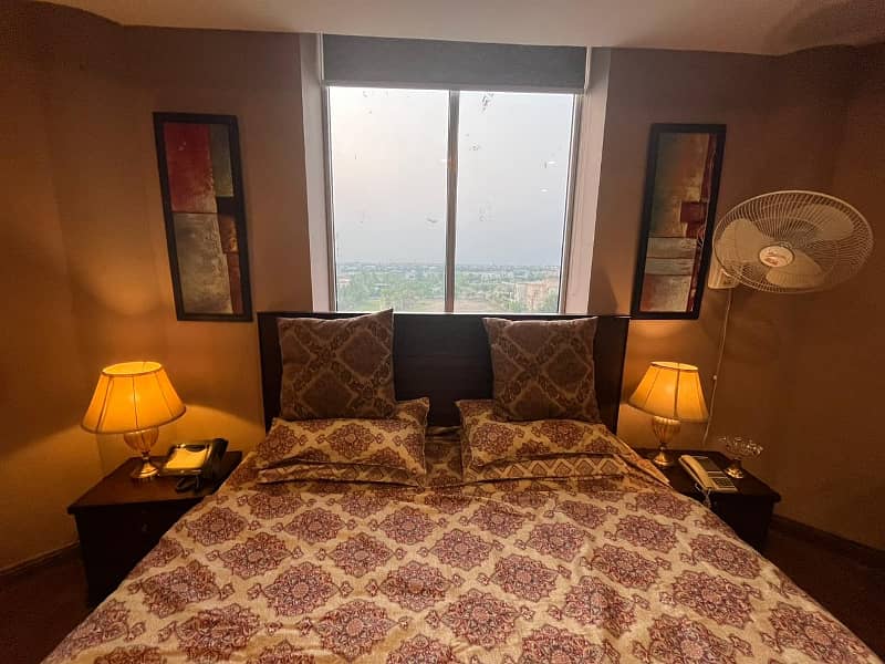 Daily Basis!!! One Bed Fully Furnished Dome Apartment Available For Rent In Gulberg Greens Islamabad. 9