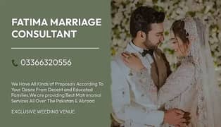 Marriage Bureau Services /Abroad Proposals/Rishta/marriage consultant